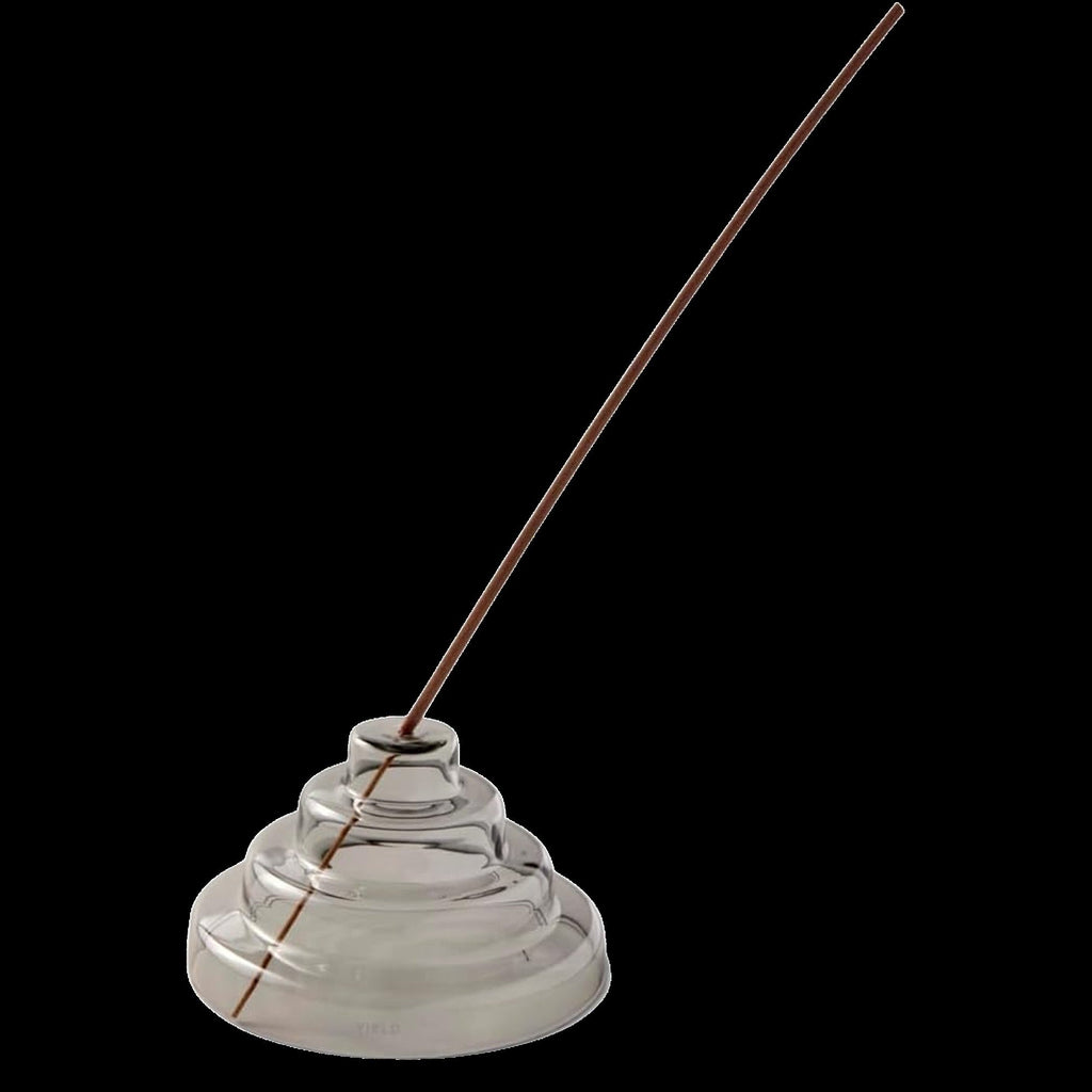 Glass Meso Incense Holder (Gray)