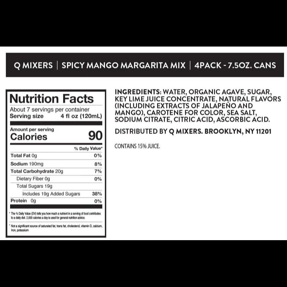 Spicy Mango Margarita Mixer (4 Pack)