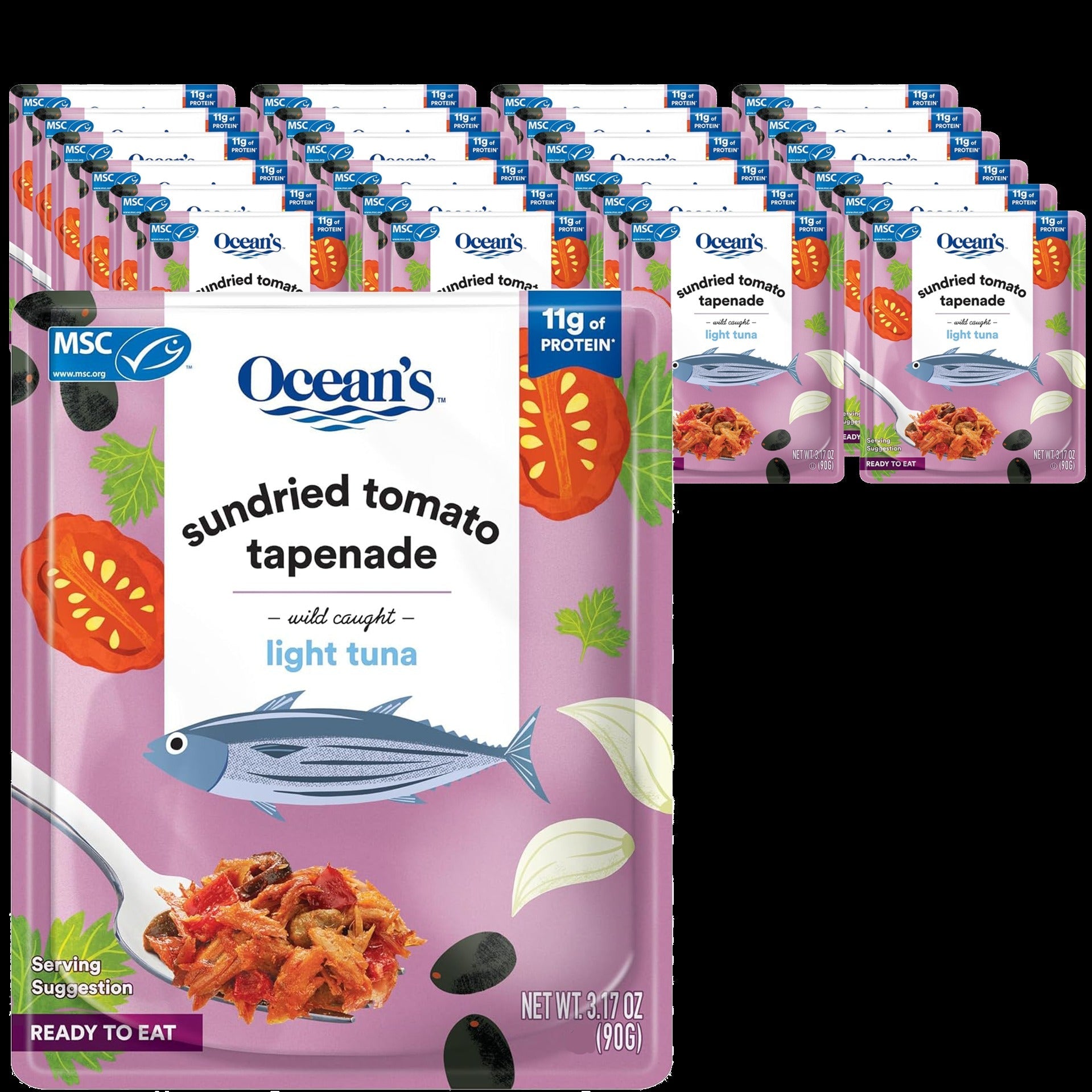 Tuna with Sundried Tomato Tapenade (24 Pack)