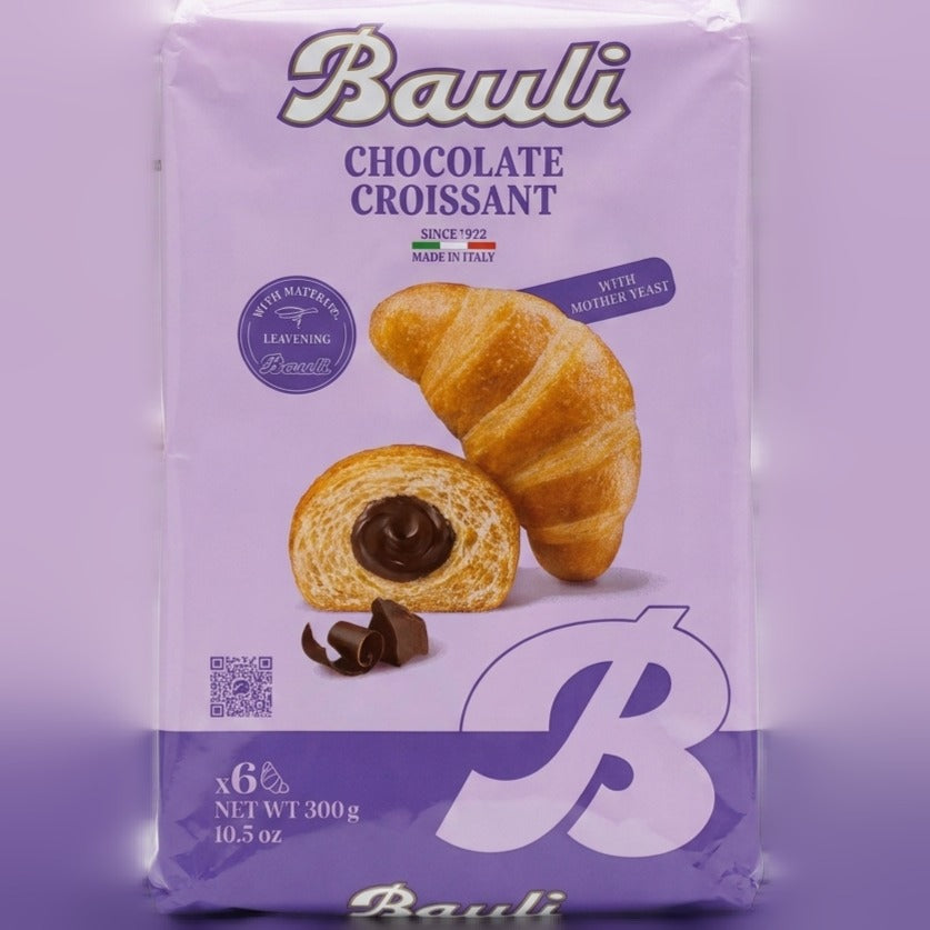 Italian Croissant With Chocolate Cream