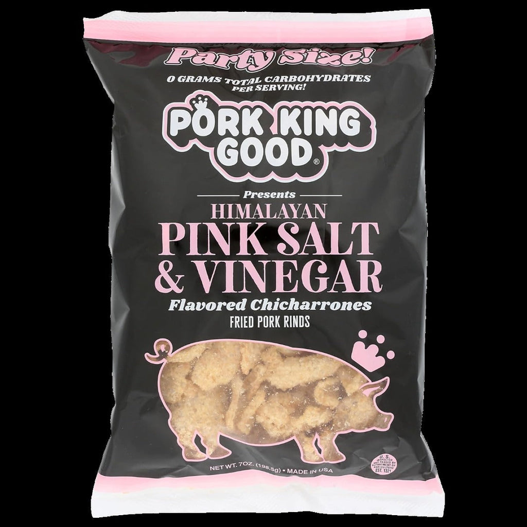 Himalayan Pink Salt & Vinegar Fried Pork Rinds