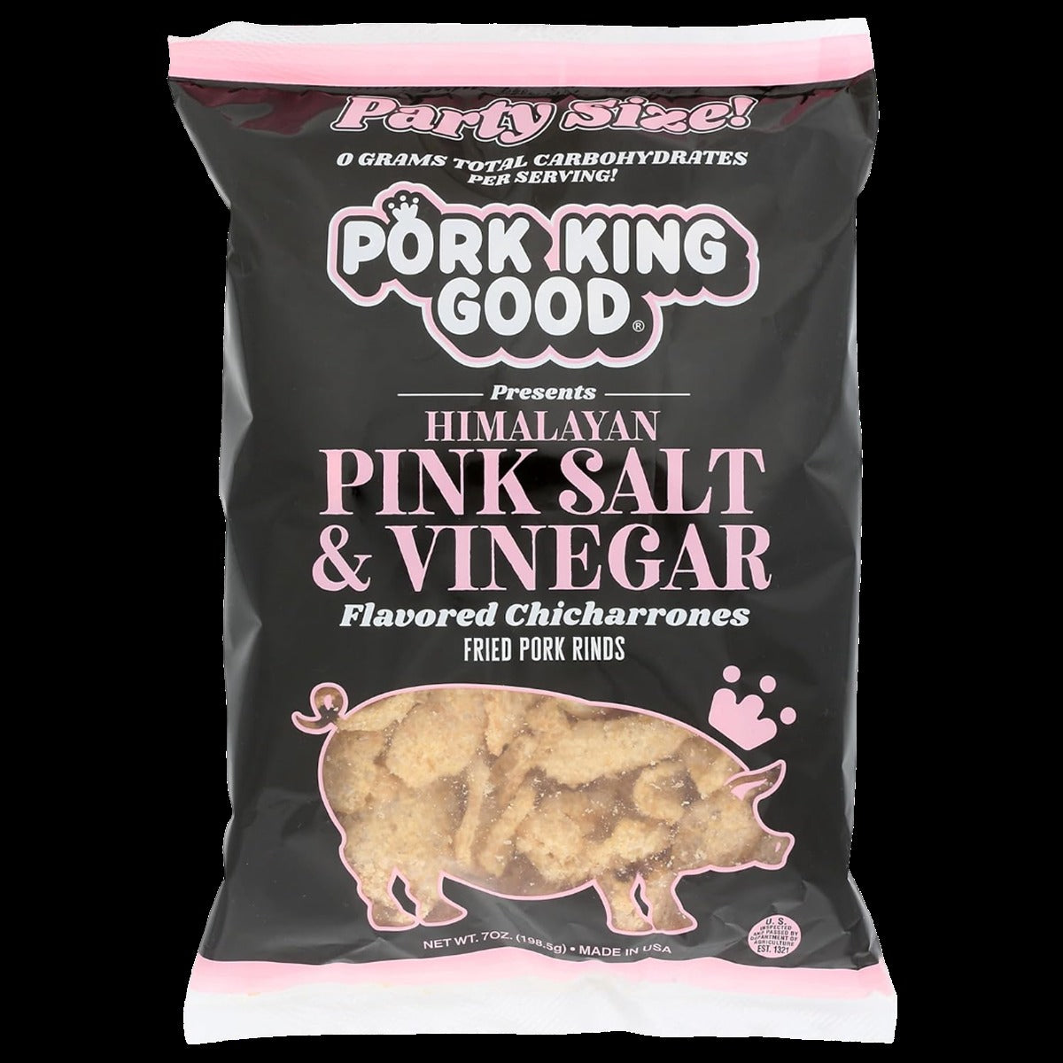 Himalayan Pink Salt & Vinegar Fried Pork Rinds