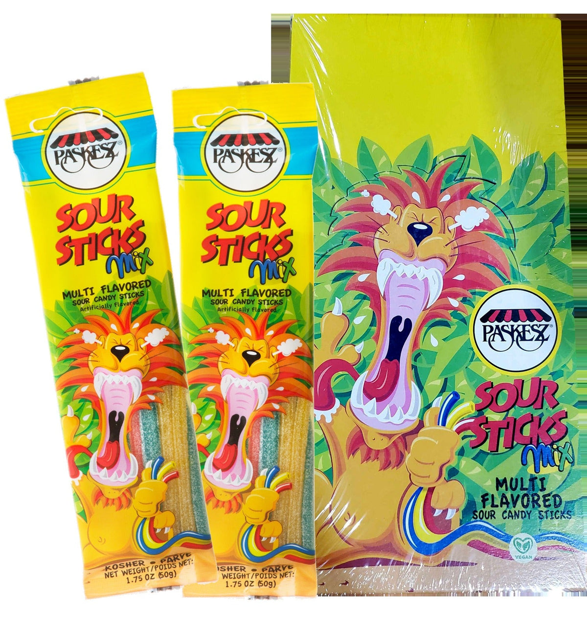 Sour Mix Candy Stick (24 Pack)