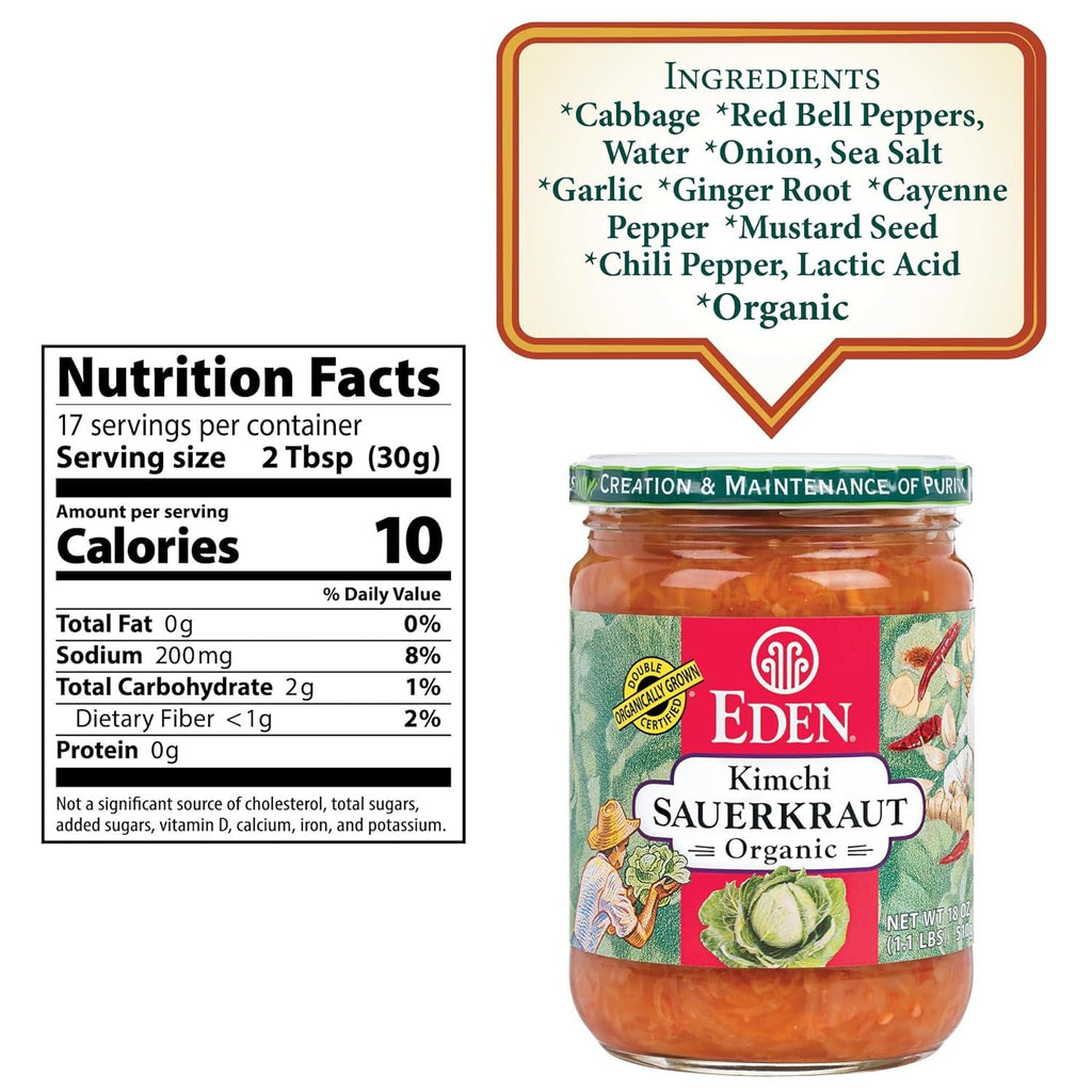 Organic Kimchi Sauerkraut