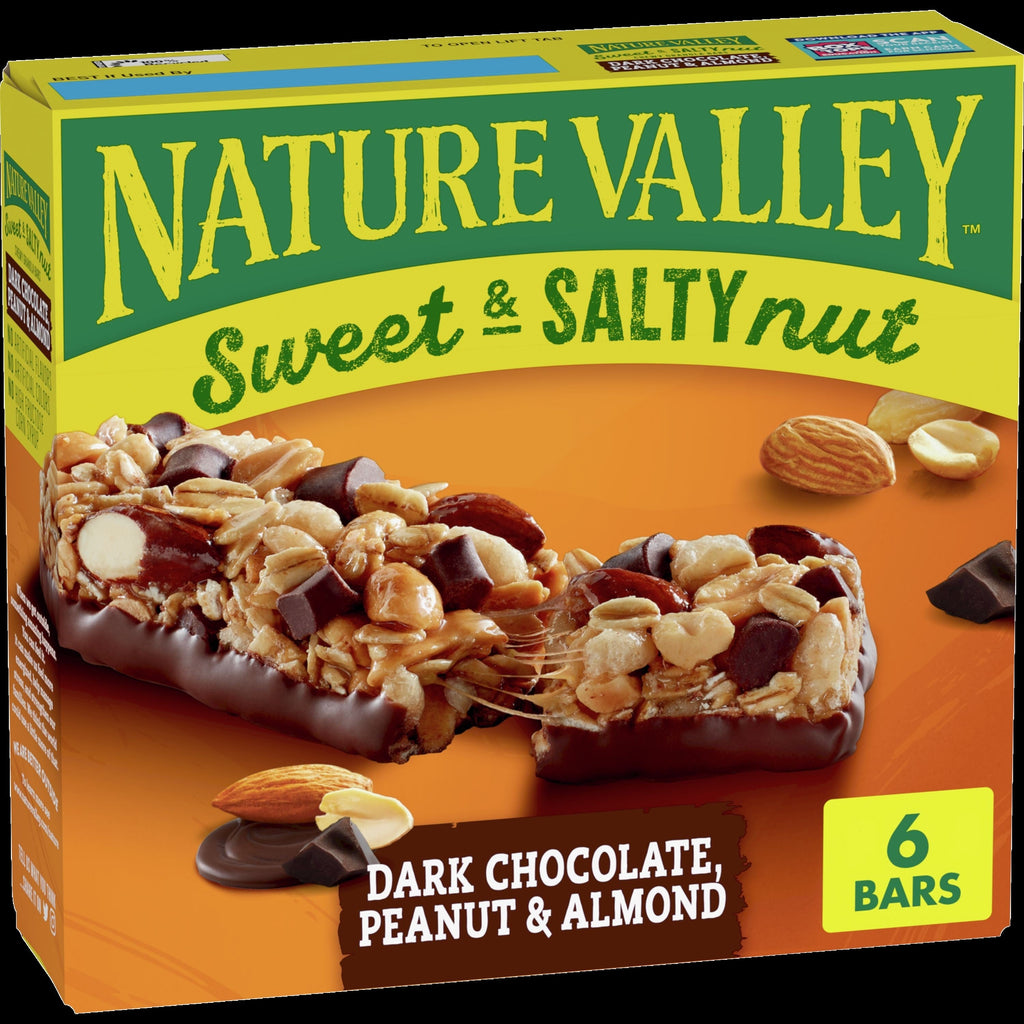 Sweet & Salty Nut Dark Chocolate, Peanut & Almond Granola Bars (6 CT)
