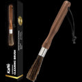 Coffee Cleaning Brush With Wooden Finish