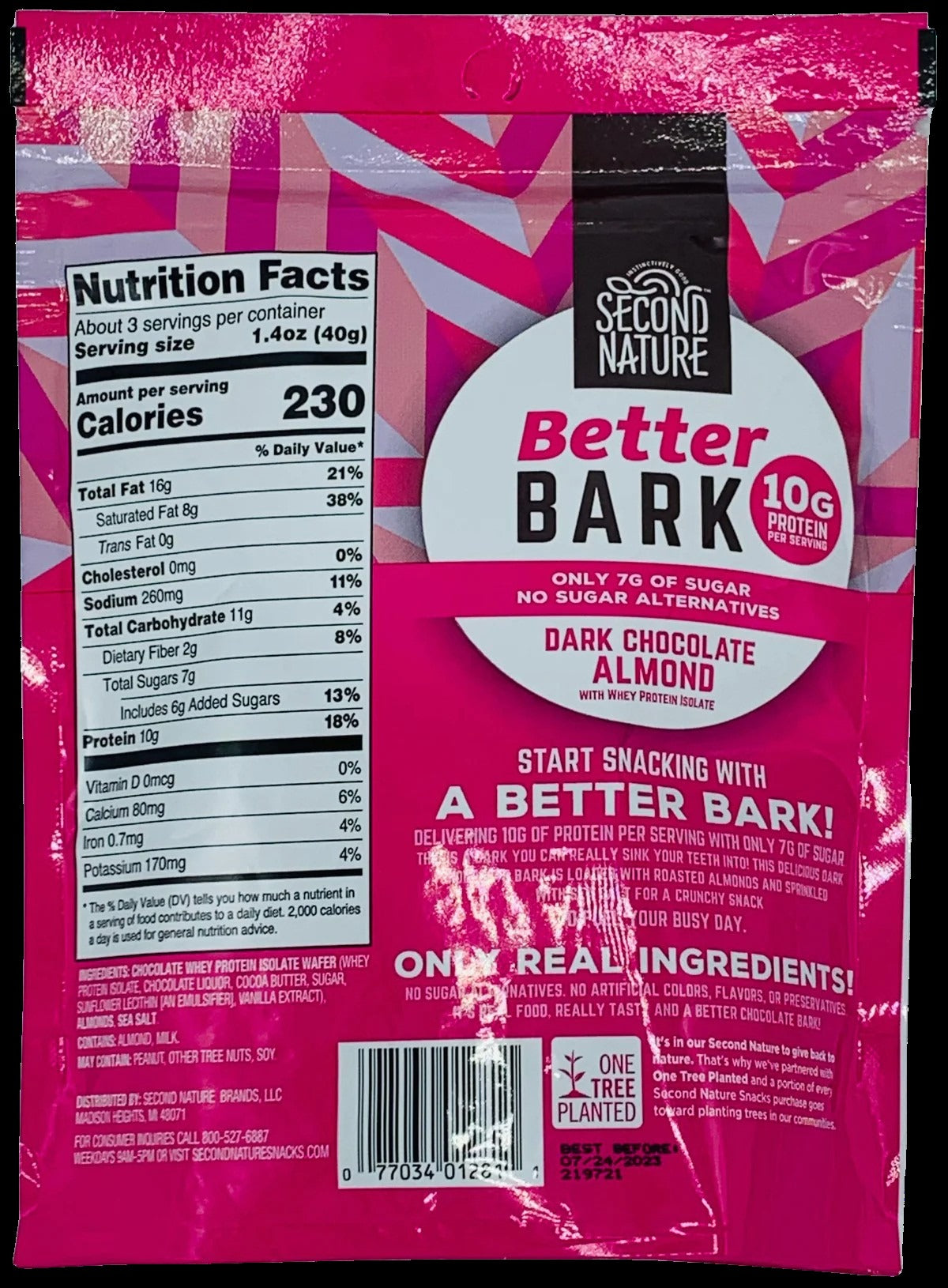 Dark Chocolate Almond Bar