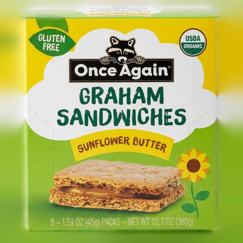 Sunflower Seed Butter Graham Cracker Sandwich (8 Pack)