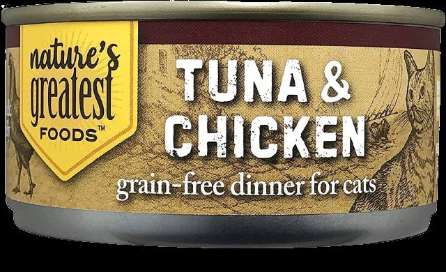 Grain-Free Cat Food Tuna & Topping Chicken