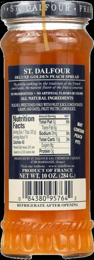Golden Peach Fruit Spread