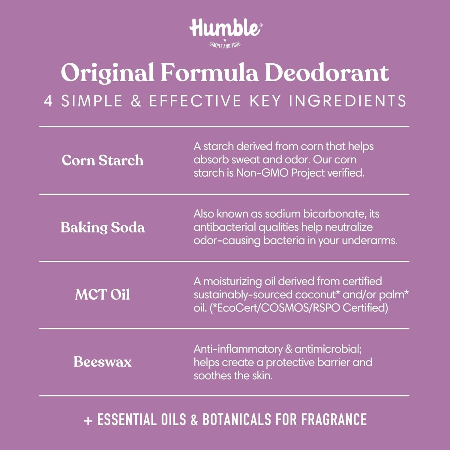 Mountain Lavender Aluminum Free Deodorant
