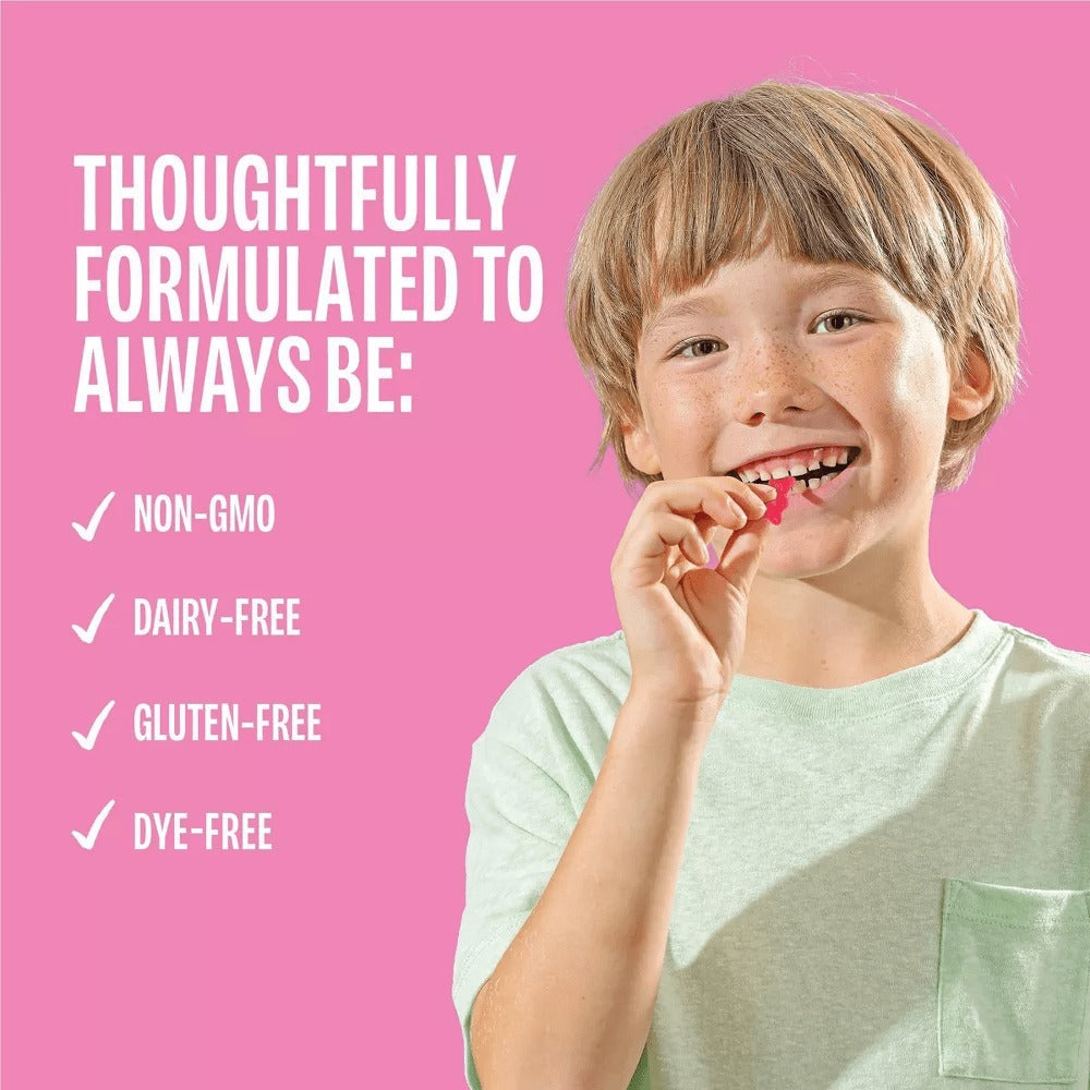 Multeez Daily Multivitamin Gummy Packs For Kids - Strawberry Splash