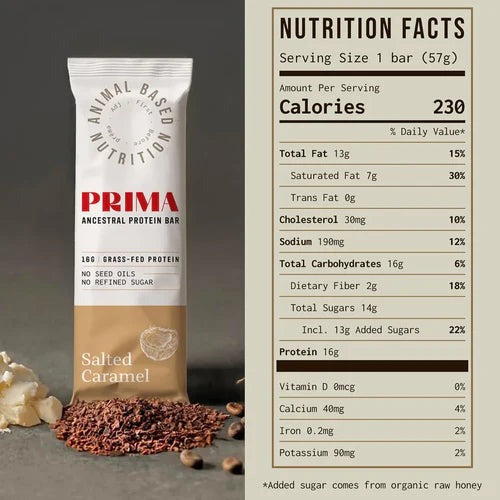 Ancestral Protein Bar - Salted Caramel (7 Pack)