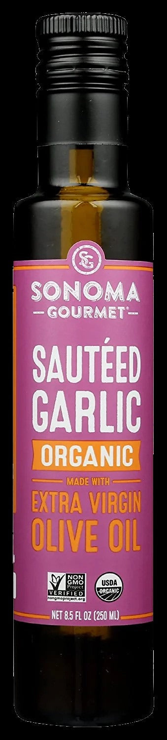 Organic Extra Virgin Olive Oil Sauteed Garlic