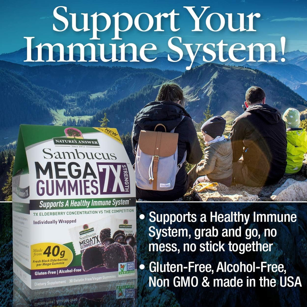 Sambucus Mega Gummies 7X (30 CT)
