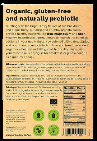 Raw Sea Buckthorn Granola