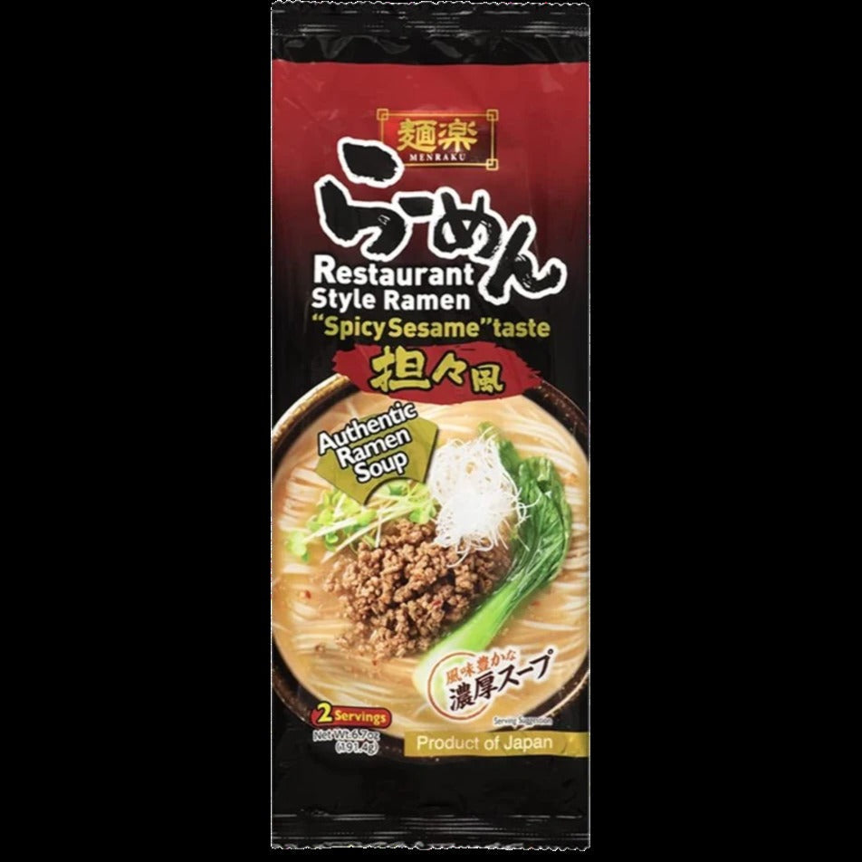 Menraku Spicy Sesame Restaurant Style Ramen