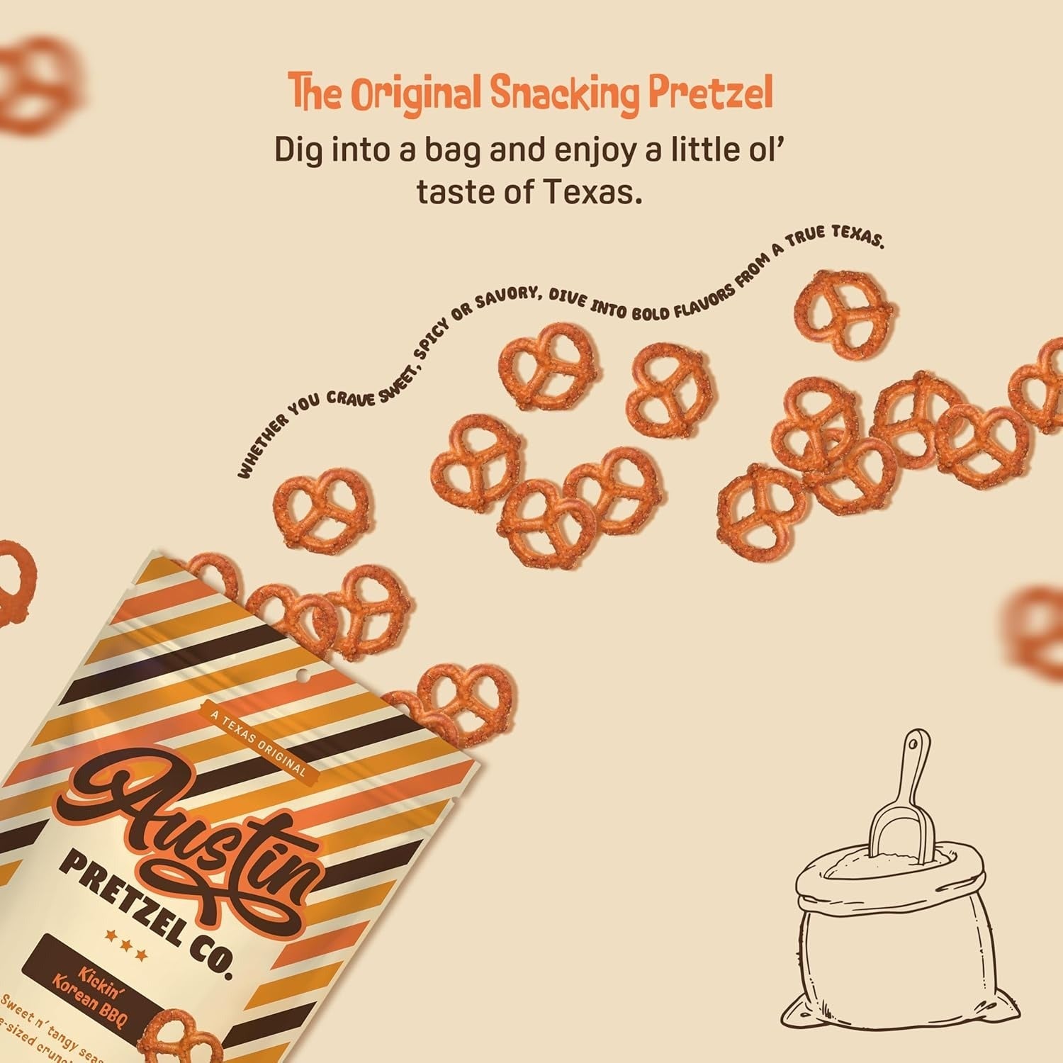Korean BBQ Pretzels