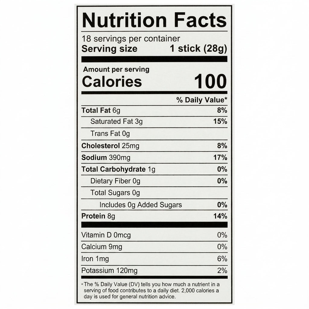 Jalapeno Beef Sticks (18 CT)