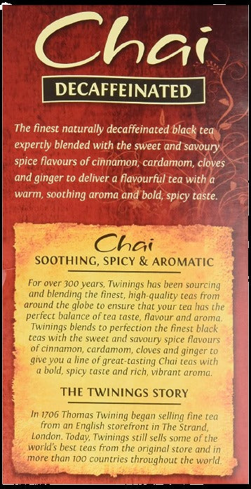 Chai Tea Decaffeinated