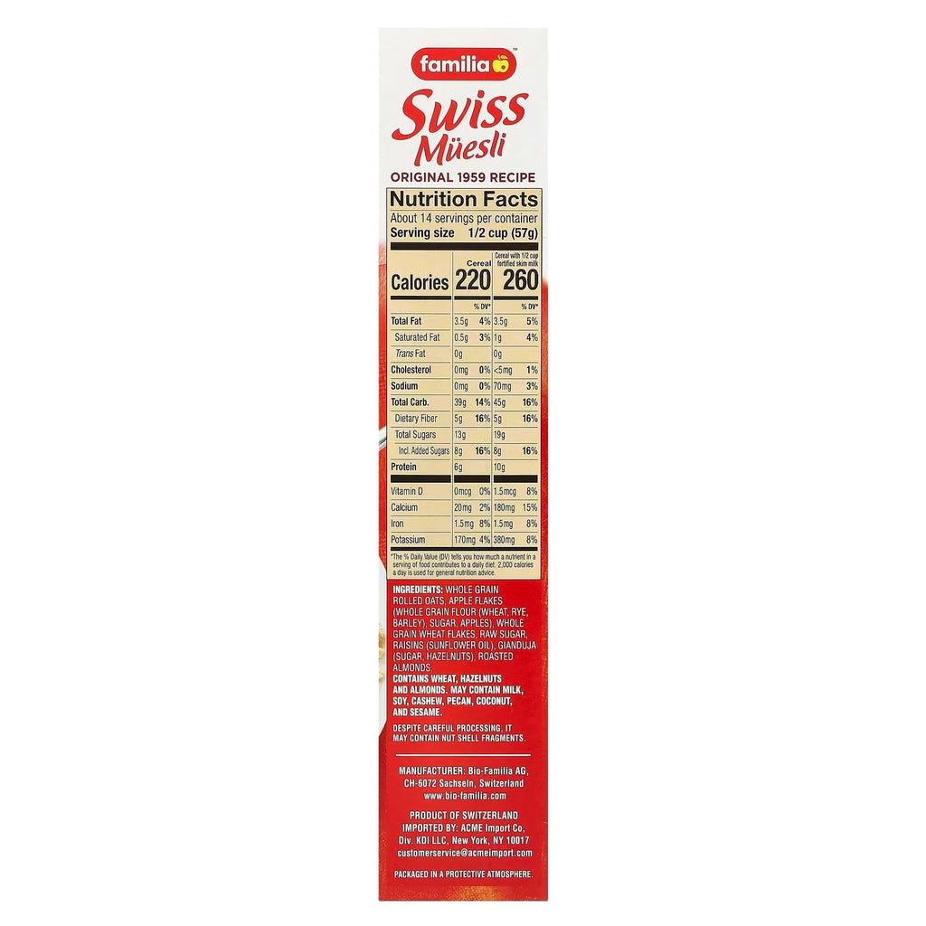 Original Swiss Muesli Cereal