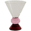 Totem Glass - Pink & Amber