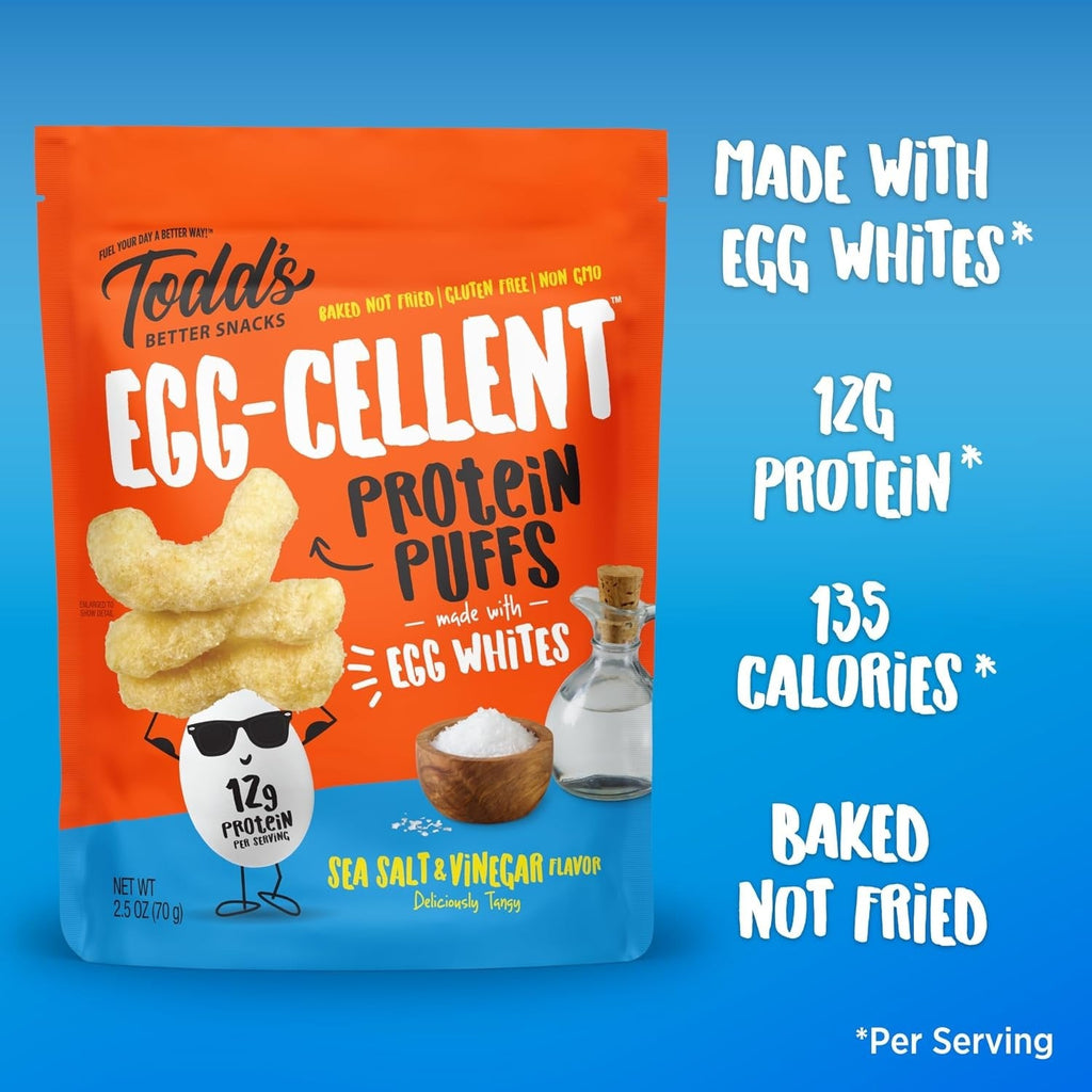 Egg-Cellent Protein Puffs - Sea Salt & Vinegar (4 CT)