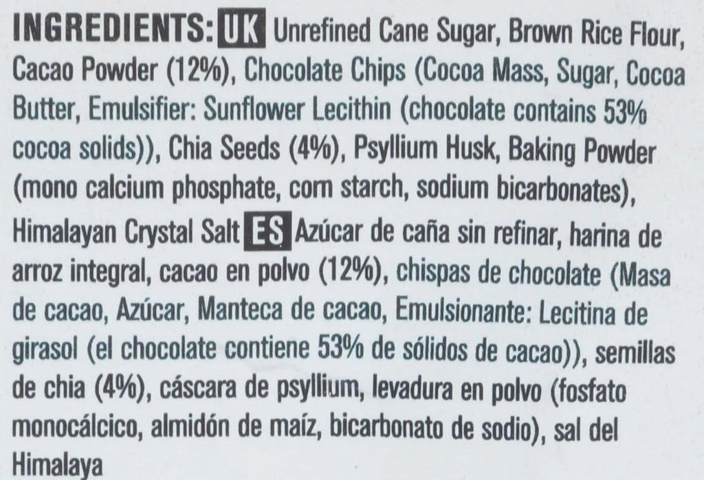 Chia & Cacao Chocolate Chip Brownie Baking Mix