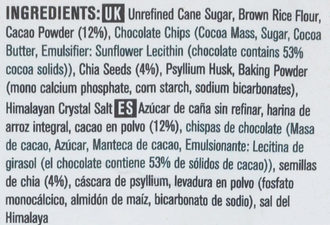 Chia & Cacao Chocolate Chip Brownie Baking Mix