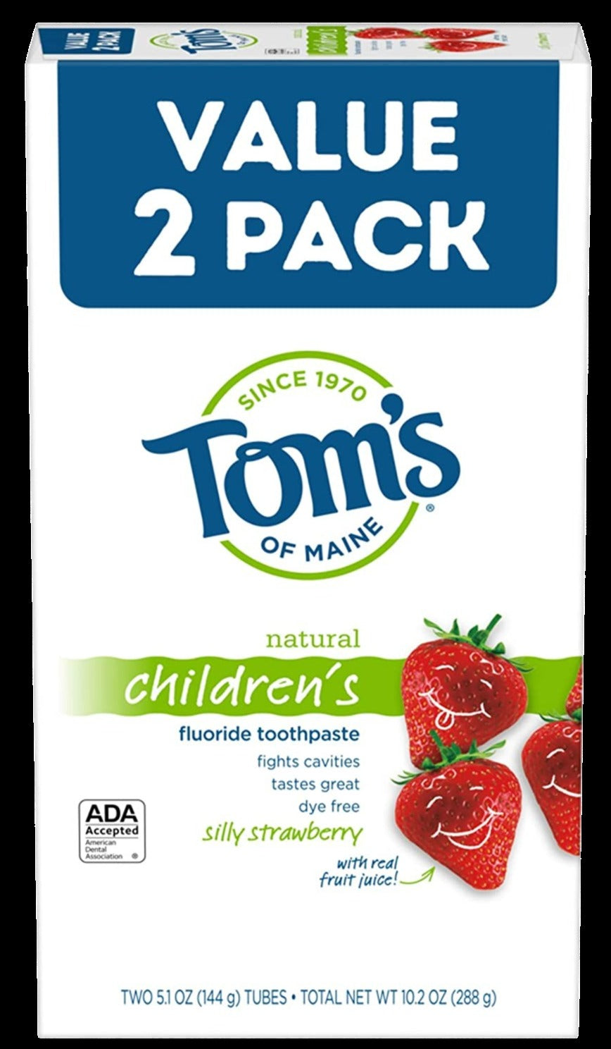 Strawberry Kids Toothpaste (Value 2 Pack)