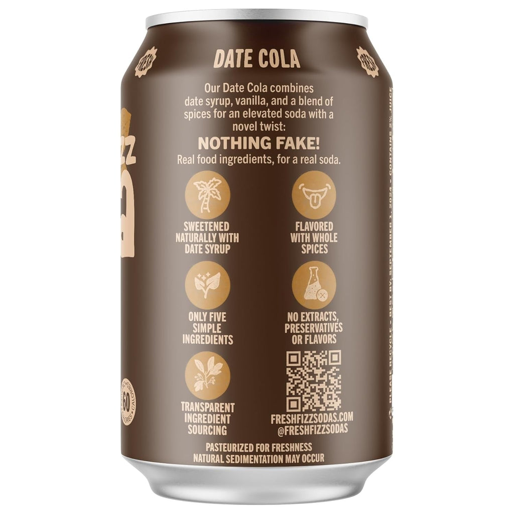 Organic Date Cola Soda (12 CT)