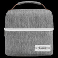 Dexter Lunch Bag - Woven Texture Steel