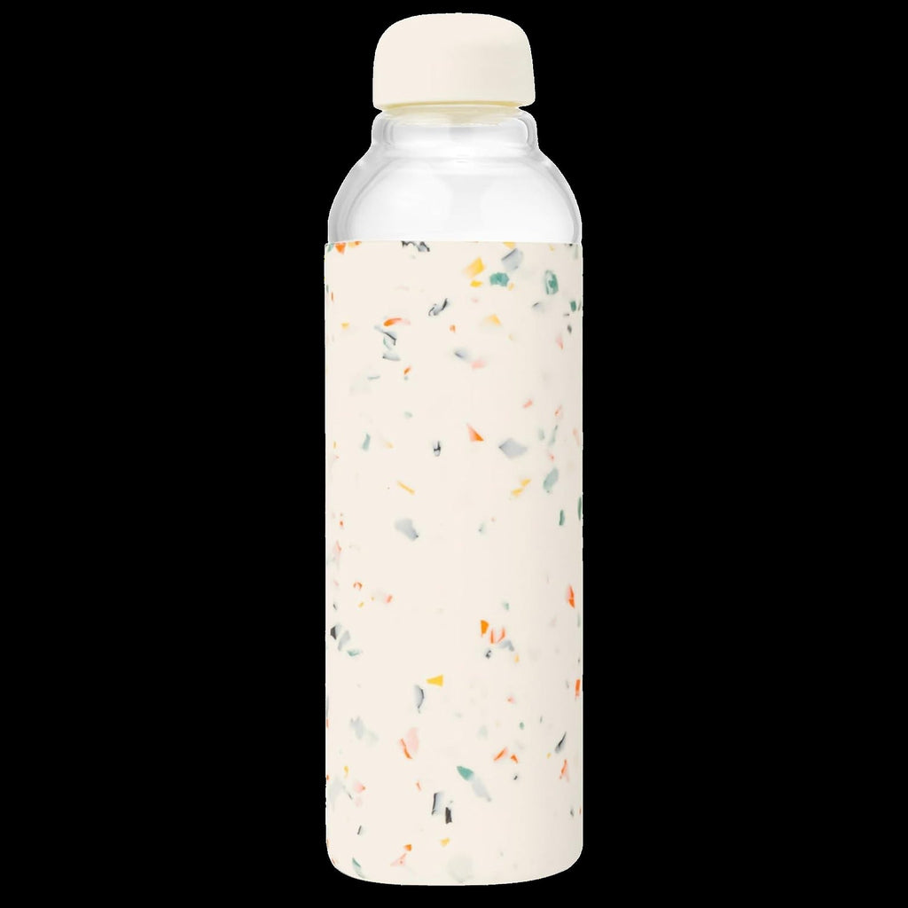 20oz Water Bottle - Terrazzo Cream