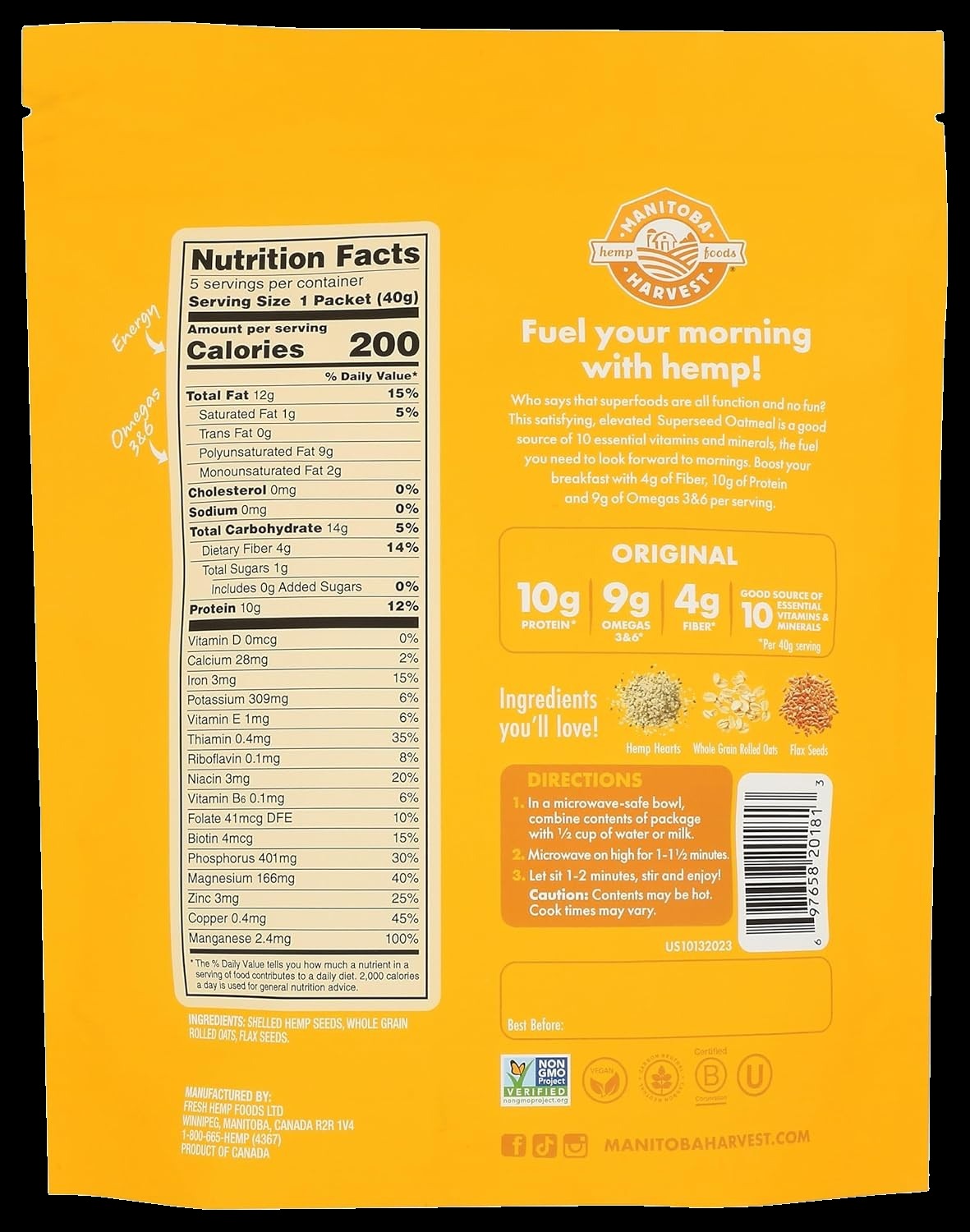Original Instant Superseed Oatmeal
