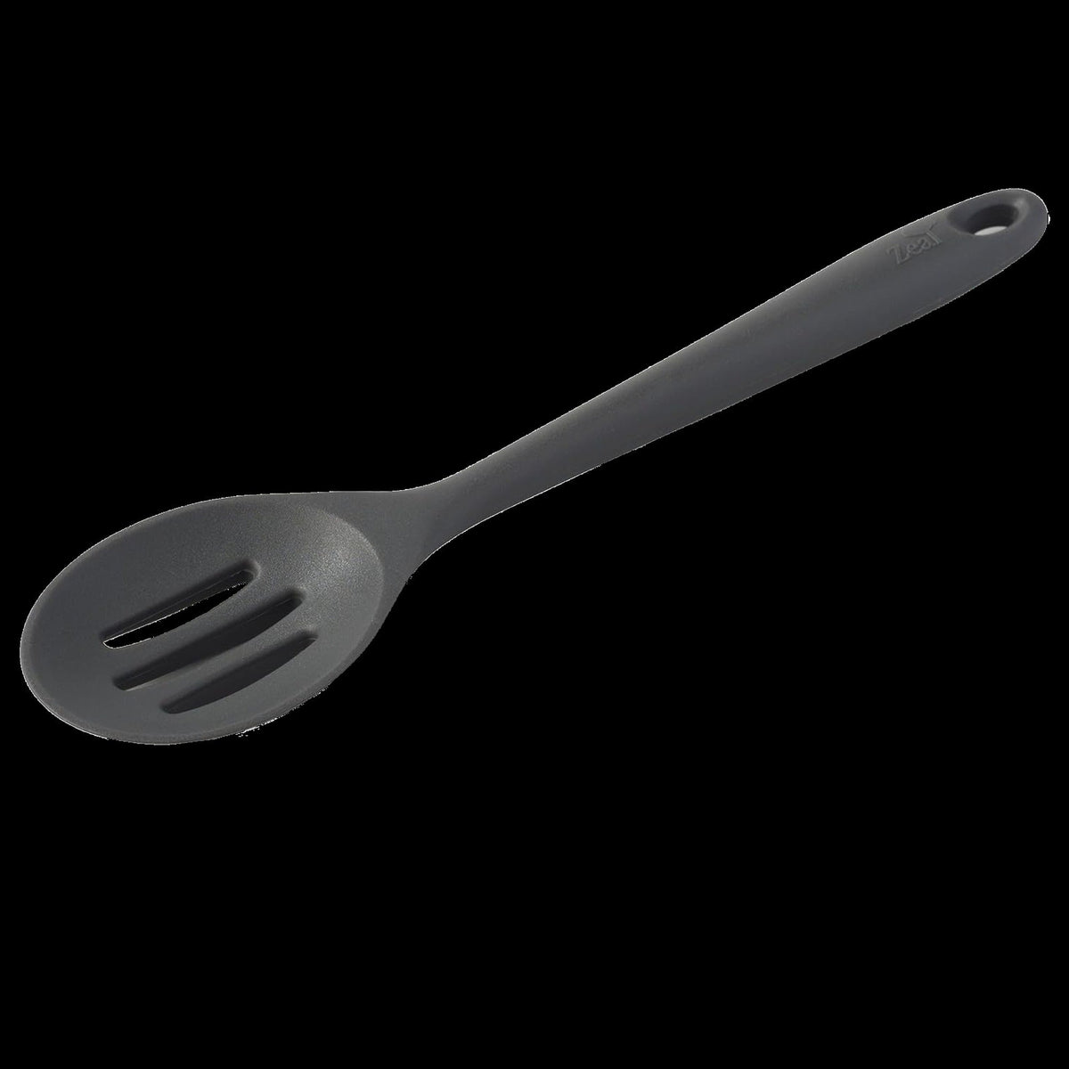Silicone Slotted Spoon - Dark Grey