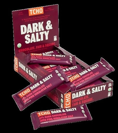 Dark & Salty Chocolate Bar (18 Pack)