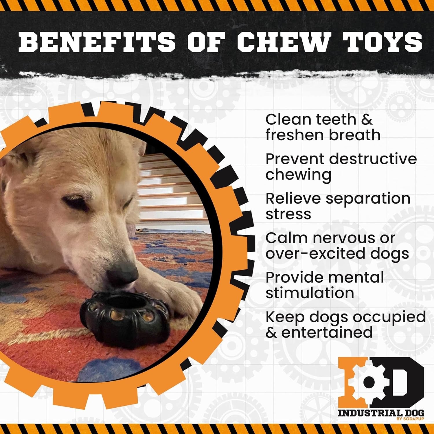 Industrial Dog Tractor Tire – Durable Dog Chew Toy