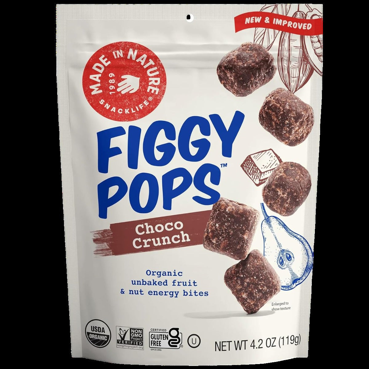 Organic Figgy Pops Choco Crunch