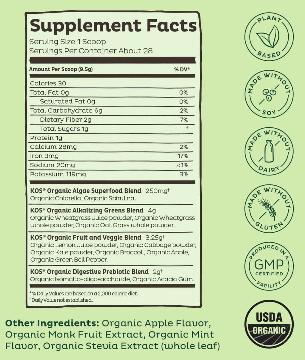 Apple Sorbet Superfood Smoothie Mix