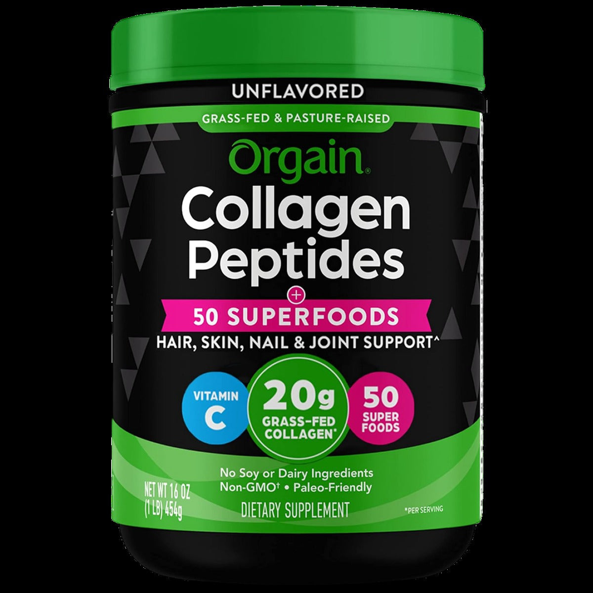 Collagen Peptides 50+ Superfoods Unflavored Powder