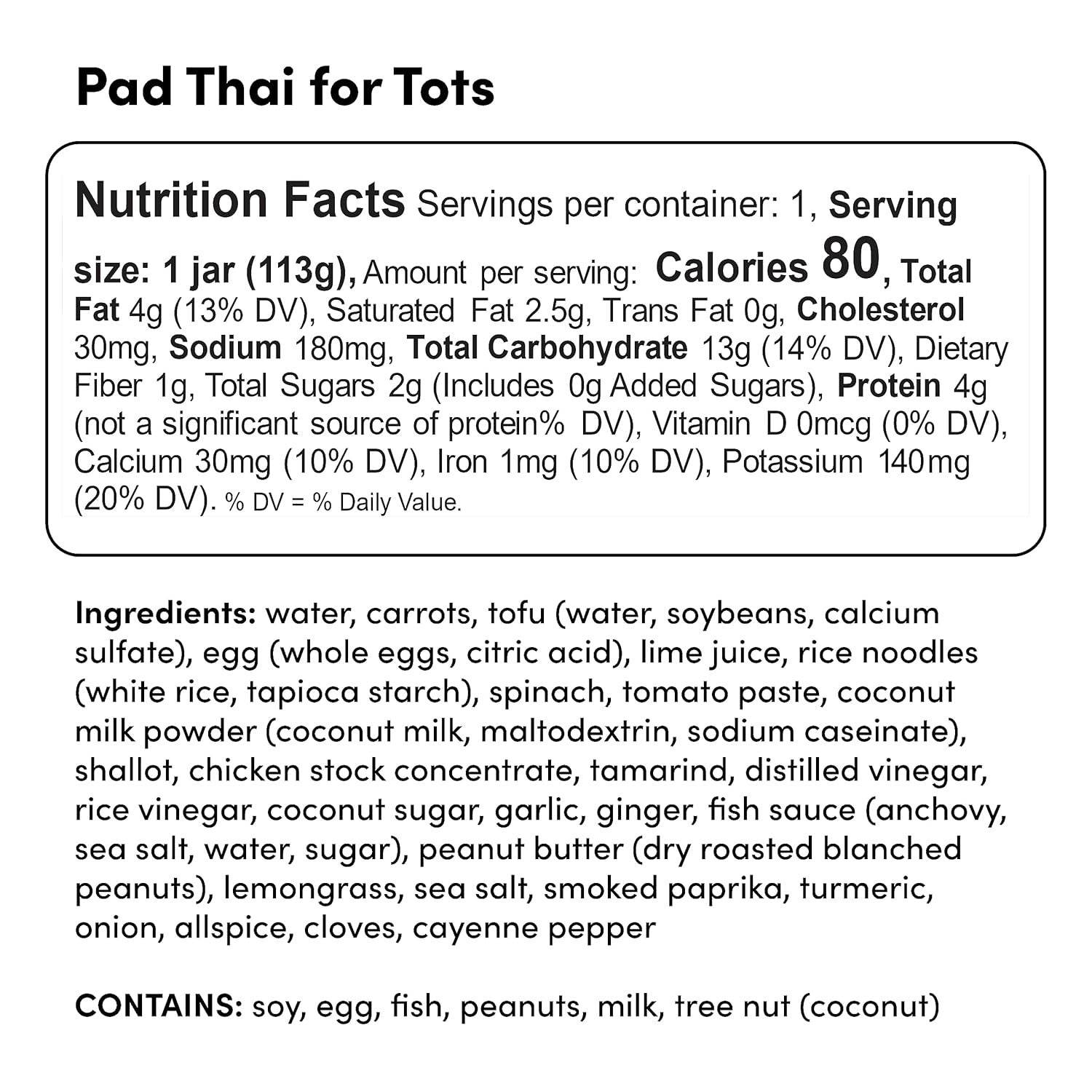 Stage 3 Baby Food & Toddler Meals - Pad Thai For Tots