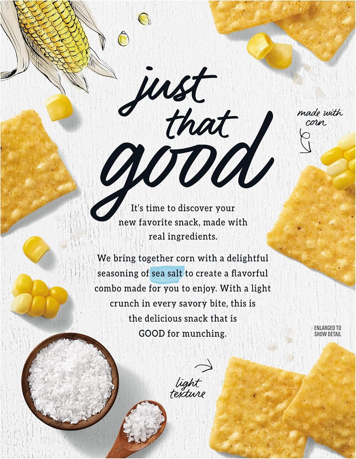 Sea Salt Corn Snacks