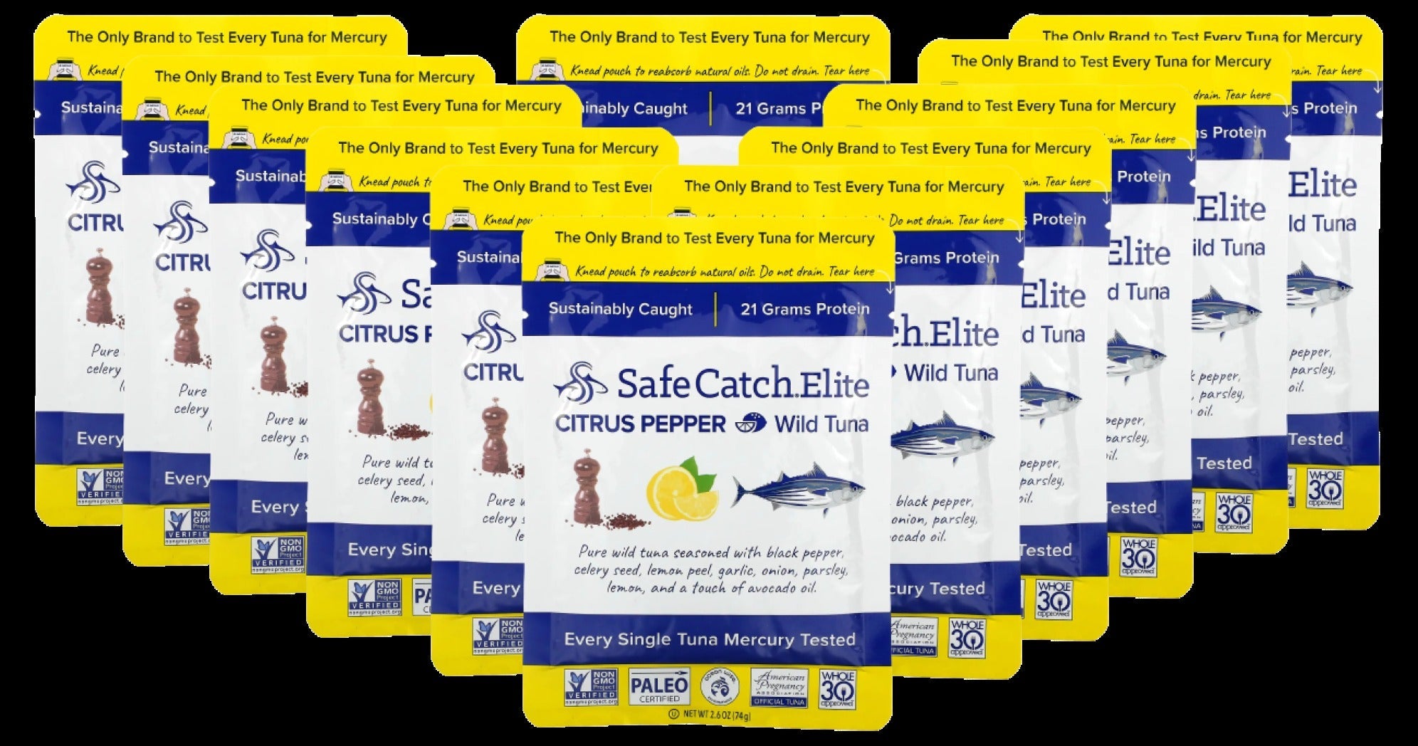 Citrus Pepper Tuna Pouch (12 Pack)