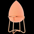 Professional Beauty Blender with Rose Gold Stand - Orange
