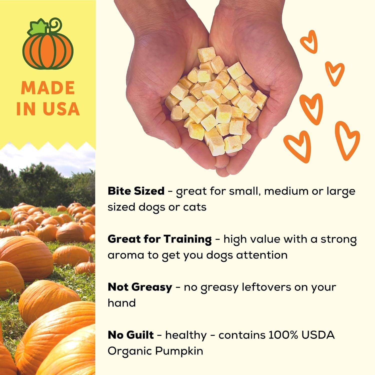 Pumpkin Dog and Cat Treats