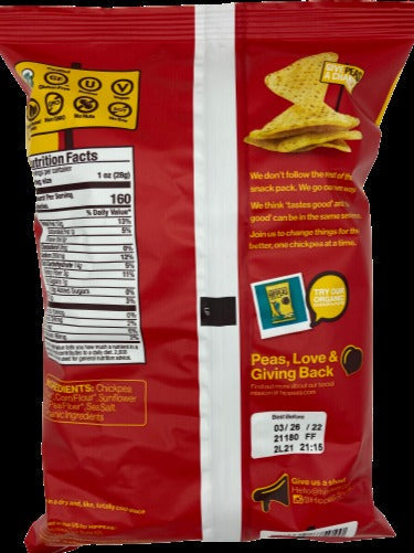 Chickpea Tortilla Chips Sea Salt