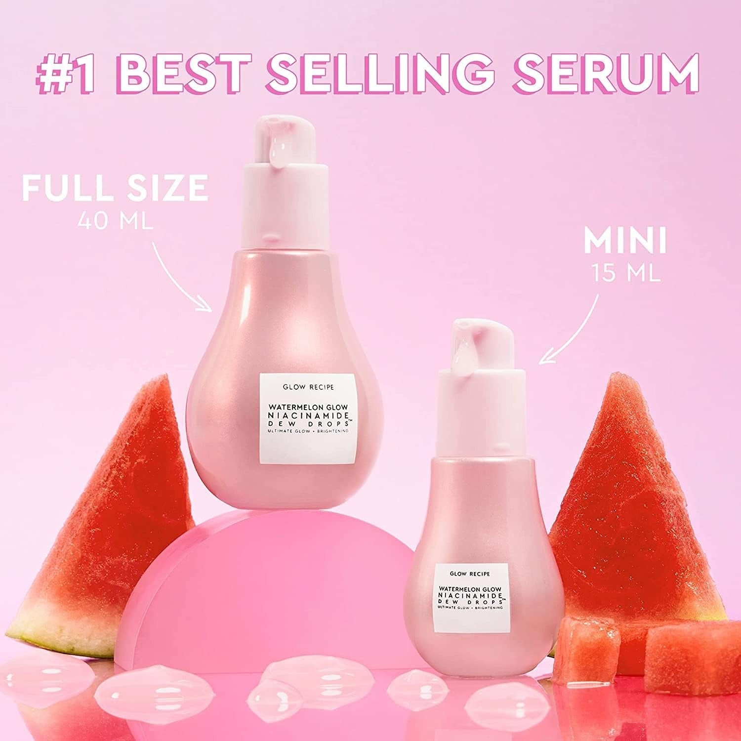 Watermelon Mini Niacinamide Dew Drops Highlighting Serum