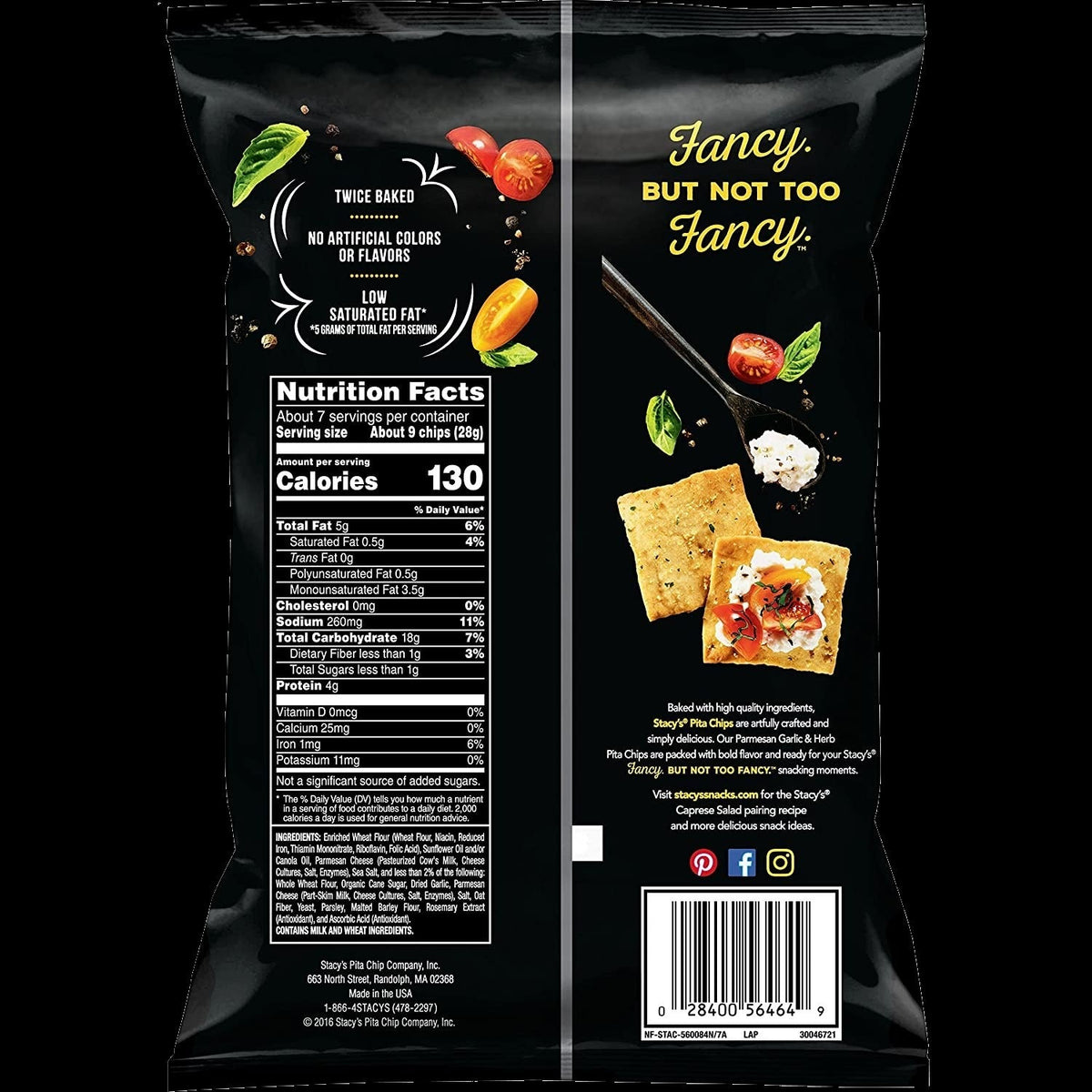 Parmesan Garlic Pita Chips
