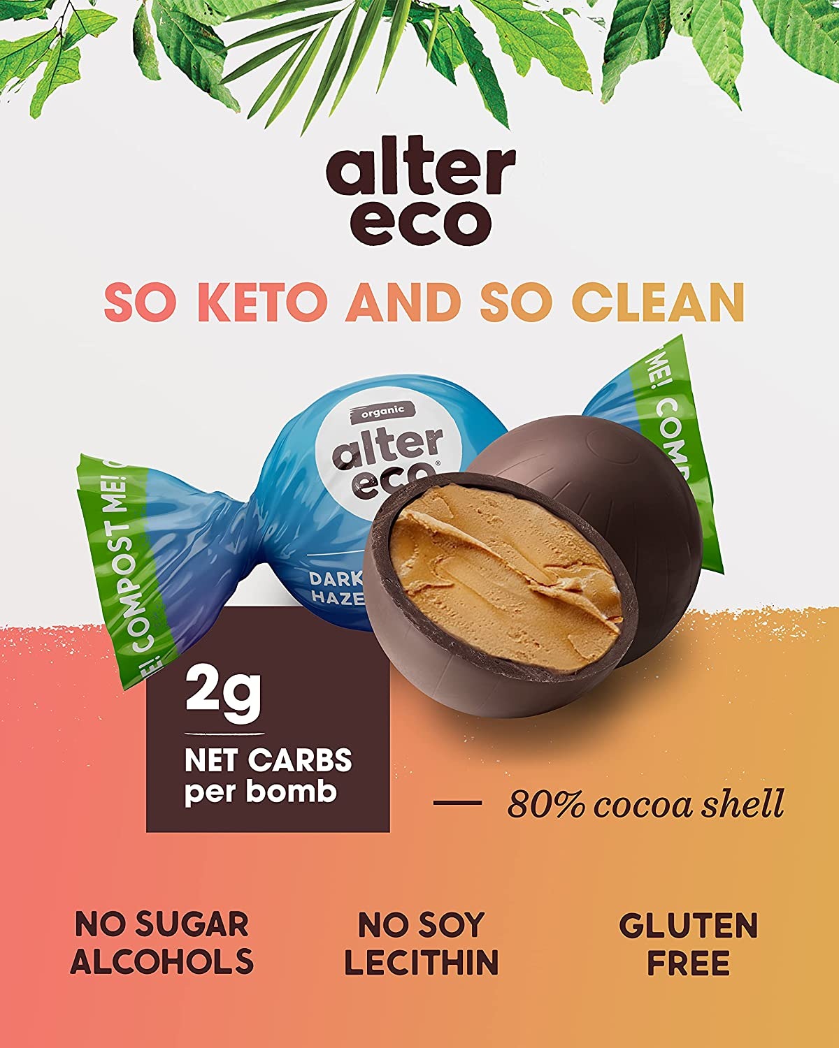Chocolate Bombs Hazelnut Butter (9 Ct)