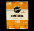 Organic Ginger Lemon Kombucha (4 Pack)
